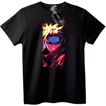 NOONEBRAND Тениска Naruto Uzumaki Anime - L, Black
