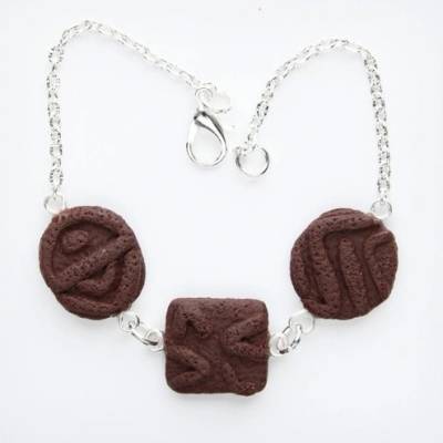 Prosperk náramek fimo sušenky S1612