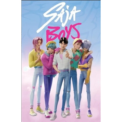 Plakát K-Pop Demon Hunters Saja Boys 61x91cm