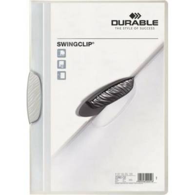 DURABLE Obal s klipom SWINGCLIP biely