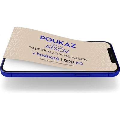 Tomas Arsov Elektronický dárkový poukaz na nákup produktů v e-shopu v hodnotě 1 000 Kč