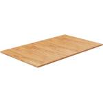 vidaXL Плот за баня светлокафяв 100x60x1, 5 см обработено масивно дърво (343013)