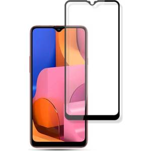  Удароустойчив стъклен протектор за екран марка Mocolo за Samsung Galaxy A20s - цвят черен