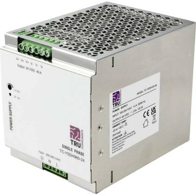 TRU COMPONENTS TC-YSDH960-24 sieťový zdroj na montážnu lištu (DIN lištu), 24 V/DC, 40 A, 960 W, výstupy 1 x