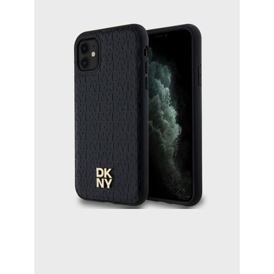 DKNY Заден капак от PU кожа с повтарящ се модел и лого Magsafe за iPhone 11 Black DKNY DKNY | Cheren | МЪЖЕ | UNI