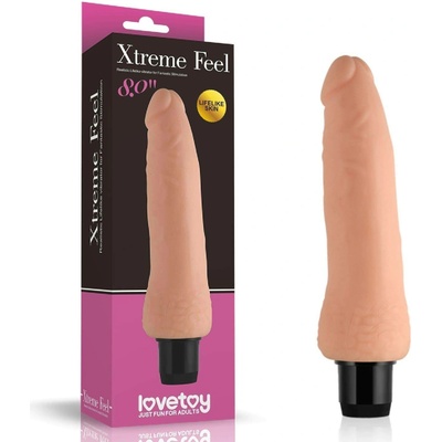 LoveToy Real Feel Cyberskin Vibrator 8.0"