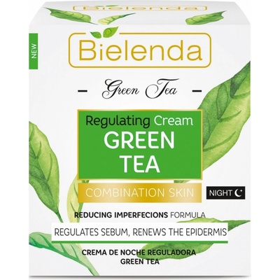 Bielenda Green Tea regulácia pleti pleťový nočný krém 50 ml