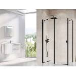 RAVAK Chrome - Душ стена CPS-80, 80x195 см, черно/прозрачно стъкло 9QV40300Z1 (9QV40300Z1)
