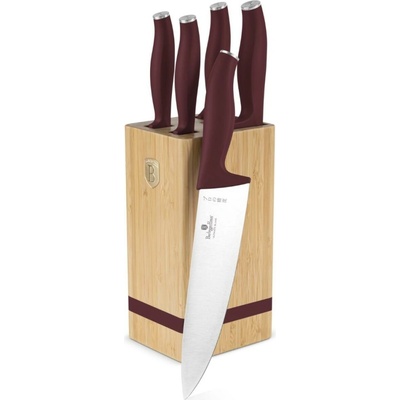 Berlingerhaus BH 2754 se stojanem Bamboo Leonardo Collection 6 ks