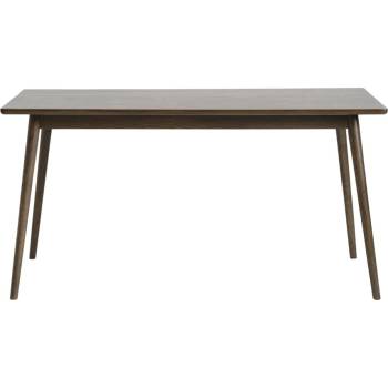 Unique Furniture Кафява сгъваема трапезна маса с дъбов плот 150x90 cm Barrali - Unique Furniture (43242931)