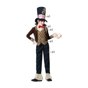 BigBuy Carnival Маскировъчен костюм за деца Жена луд шапкар Размер 3-4 години 27931d