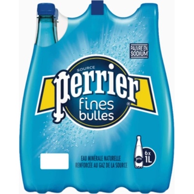 Perrier Minerální voda jemně perlivá 6 x 1 l