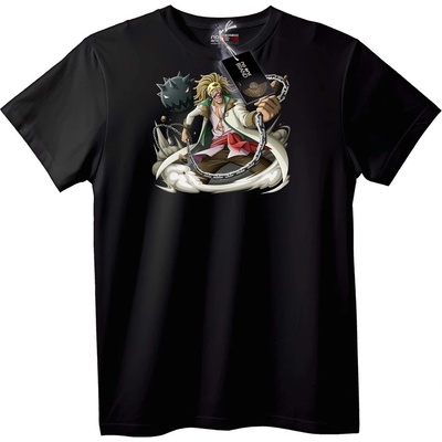 NOONEBRAND Тениска One Piece Вериги и Книга - 2XL, White