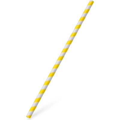 Wimex Slamka papierová Špirála žltá JUMBO 8 mm 25 cm