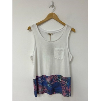 Image 1 of Another Influence Men's Muscle Vest - White