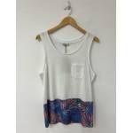 Another Influence Men's Muscle Vest - White