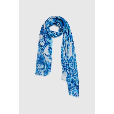Moodo Бяло и синьо дамско шарено шалче Moodo Moodo | Sin | ЖЕНИ | UNI