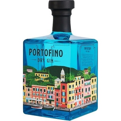 Portofino Dry Gin 43% 0,5 l (čistá fľaša)