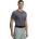 Under Armour HeatGear® Short Sleeve Mens - Castlerock/Whit