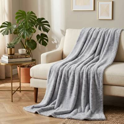 Essex deka z mikrovlákna Iceland světle šedá 150x200