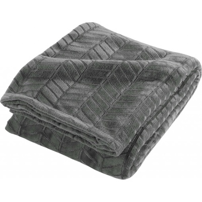 Douceur d'intérieur přehoz na postel ARYA šedý 180 x 220 cm