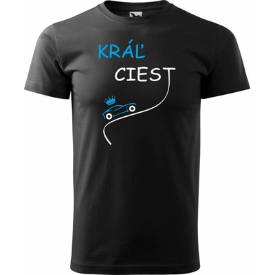 Handel tričko Kráľ ciest kráľovská modrá