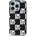 DKNY Кейс DKNY IML Checkered Mono Pattern за iPhone 15 Plus / 14 Plus, черен (3666339268244)