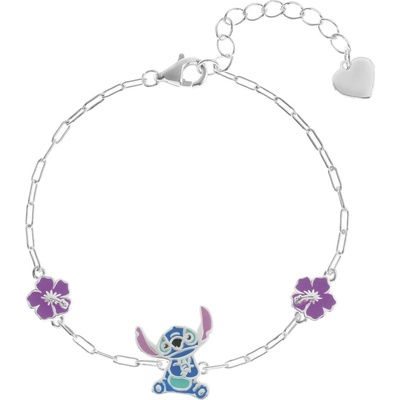 Disney Dětský náramek Lilo & Stitch stříbrný BS00095SL-65.CS (Ag 925/1000, 5 g)