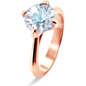 SAVICKI Годежен пръстен The Light: розово злато, диамант