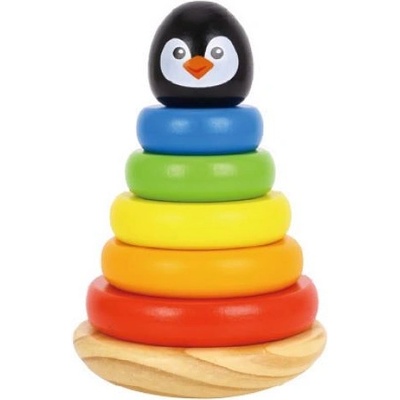 Tooky Toy Nasadzovacie krúžky Tučniak