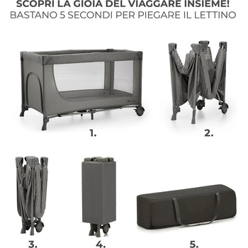 KinderKraft JOY 2 HAPPY SHAPES бебешка кошара (KLJOY02HAP00000)