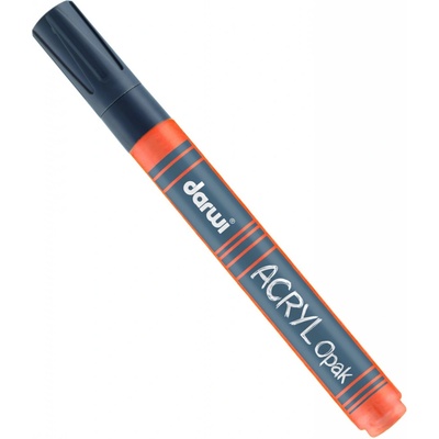 Darwi ACRYL OPAK Fixy hrubé na textil oranžová 220013752 6 ml