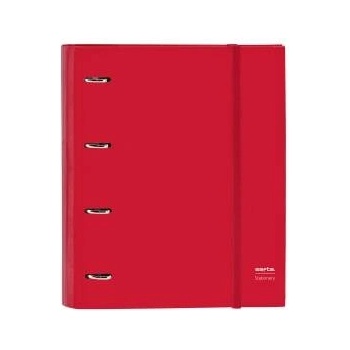 Safta Папка с пръстени Safta Rojo Червен (27 x 32 x 3.5 cm)