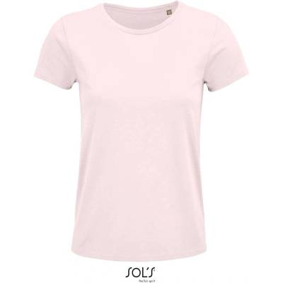 SOL'S Crusader Women Dámske tričko z bio bavlny ružová pale