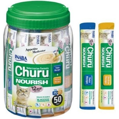 Inaba Vet Churu Nourish cat Kura a Tuniak 50 túb 700 g
