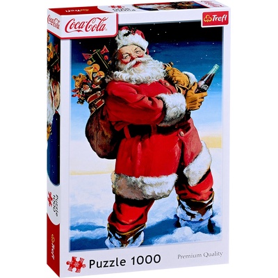 Trefl Пъзел Trefl от 1000 части - Coca-Cola: Дядо Коледа в снега (10923)