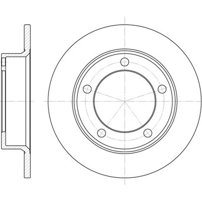 Brzdový kotúč REMSA 6257.00