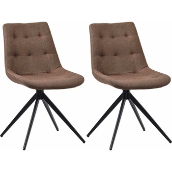 Design-Shop Merna samet tmavě modrá 2 ks