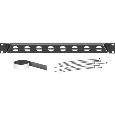 Maskovací panel záslepka skříň RACK 19 1U 8 XLR s