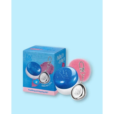 Fwee Krémový balzam na líčka a pery s príveskom Lip&Cheek Blurry Pudding Pot + Pendant Keyring No.Bs03 Bubble 5 g