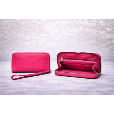 Max Original Leather Kožená peňaženka AC-7009 fuchsia