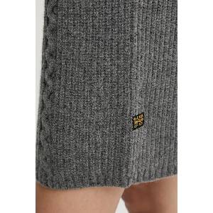 G-Star RAW Вълнена рокля Cable loose knit (D27217.D770)