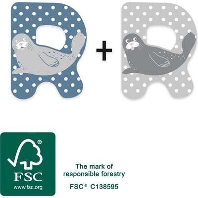 small foot Dřevěné písmeno R – Zbozi.Blesk.cz