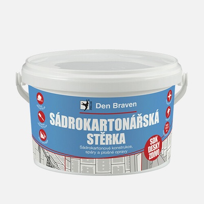 Den Braven Sadrokartonárská stierka Hmotnost tmelu: 1,5 kg