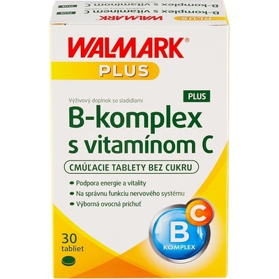 Walmark B-komplex Plus + vitamín C 30 tabliet