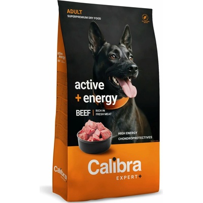 Calibra EXPERT+ Adult Active & Energy hovězí 2 kg
