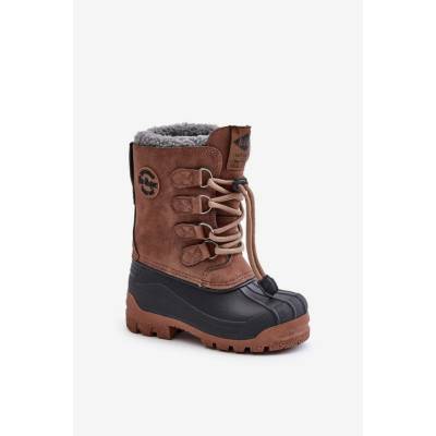 Lee Cooper WINTER K dětské sněhule hnědá