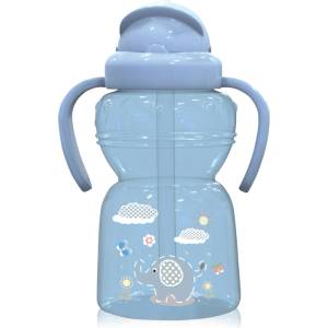 Lorelli Спортна бутилка с дръжки Lorelli - Animals, 325 ml, Moonlight Blue (10200770001)