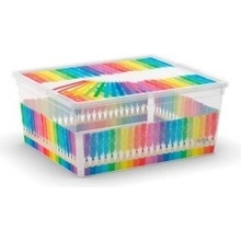 KIS Plastový úložný box C-Box Colours Arty M, 18 L