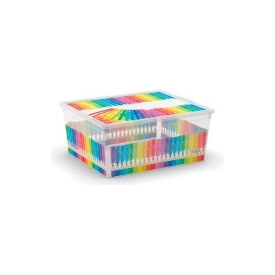 KIS Plastový úložný box C-Box Colours Arty M, 18 L